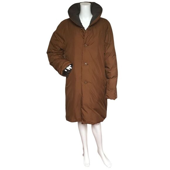 Vintage Schneiders Salzburg Coat Reversible Down Filled Sz 10 - Picture 9 of 16